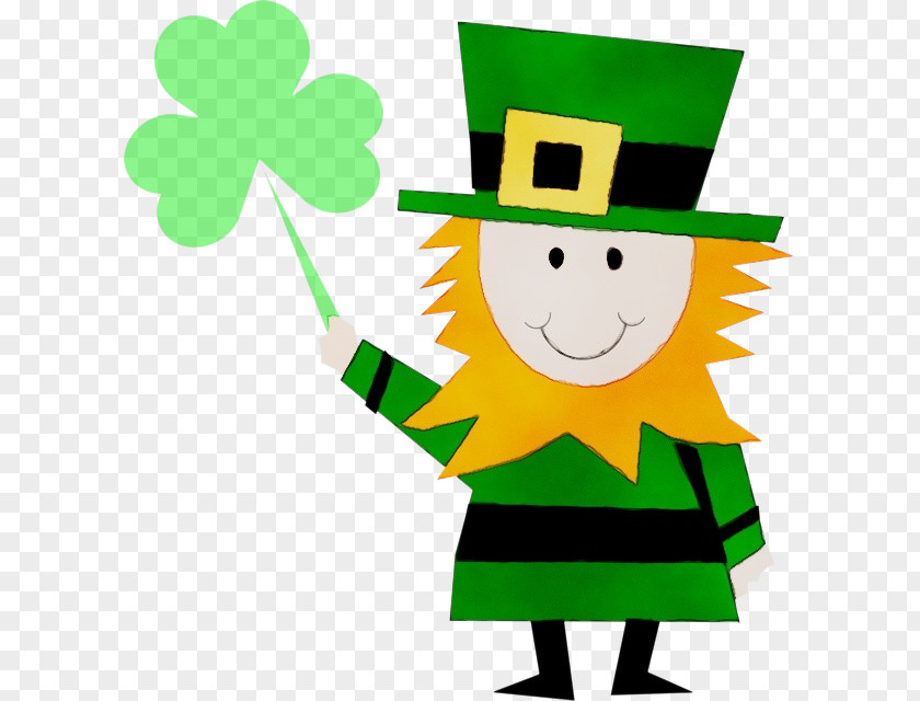 Smile Cartoon Saint Patricks Day PNG