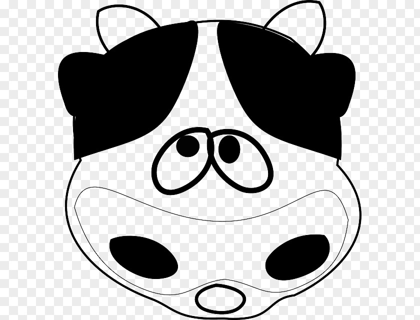 Cartoon Cow Face Cattle Clip Art Vector Graphics Openclipart Image PNG