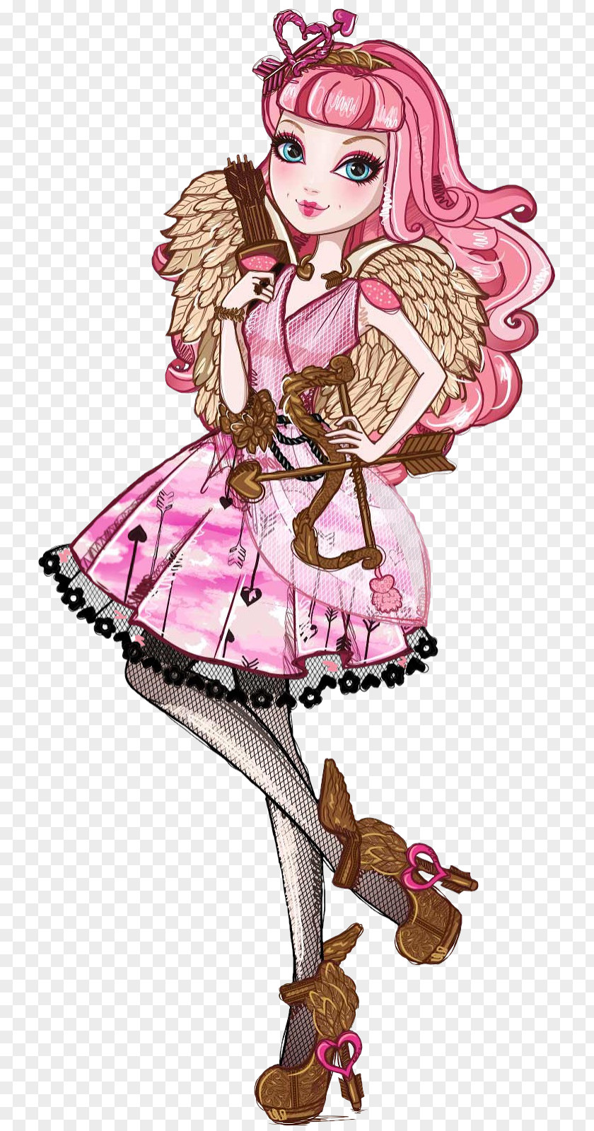 Cupid Ever After High Monster Doll PNG