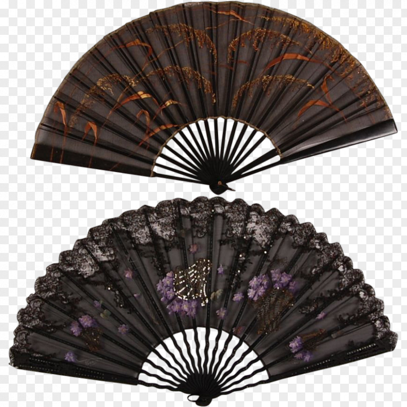 Fan Hand Lace Ruby Lane PNG