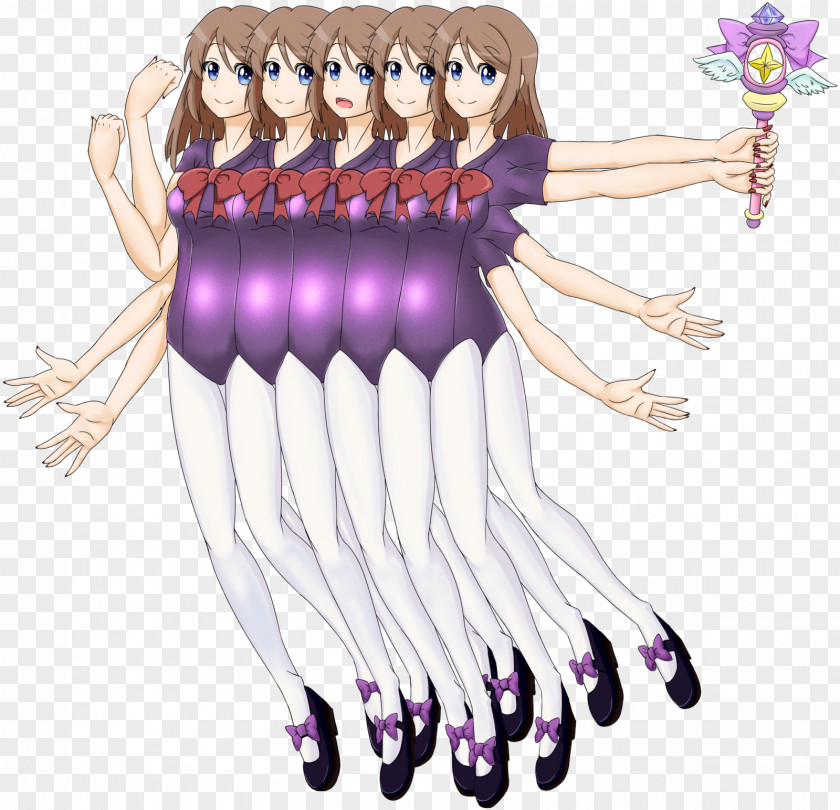 Magical Girl Anime Art PNG girl , anime conjoined twins clipart PNG