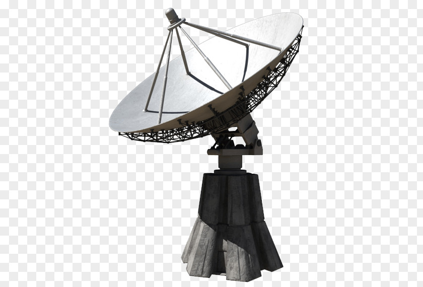 Manmade Satellite Dish Radio Receiver Network PNG