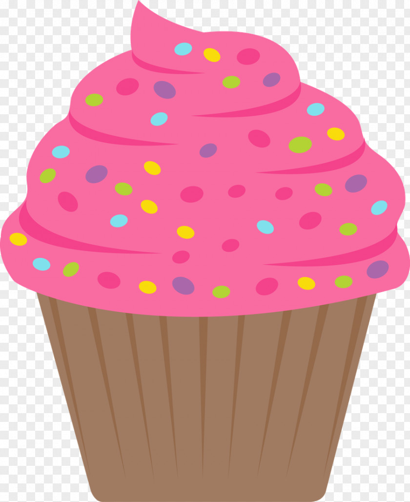 Watercolor Cake Sprinkles Cupcakes Candy Clip Art PNG