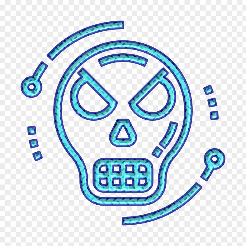 Bad Icon Cyber Crime Skull PNG