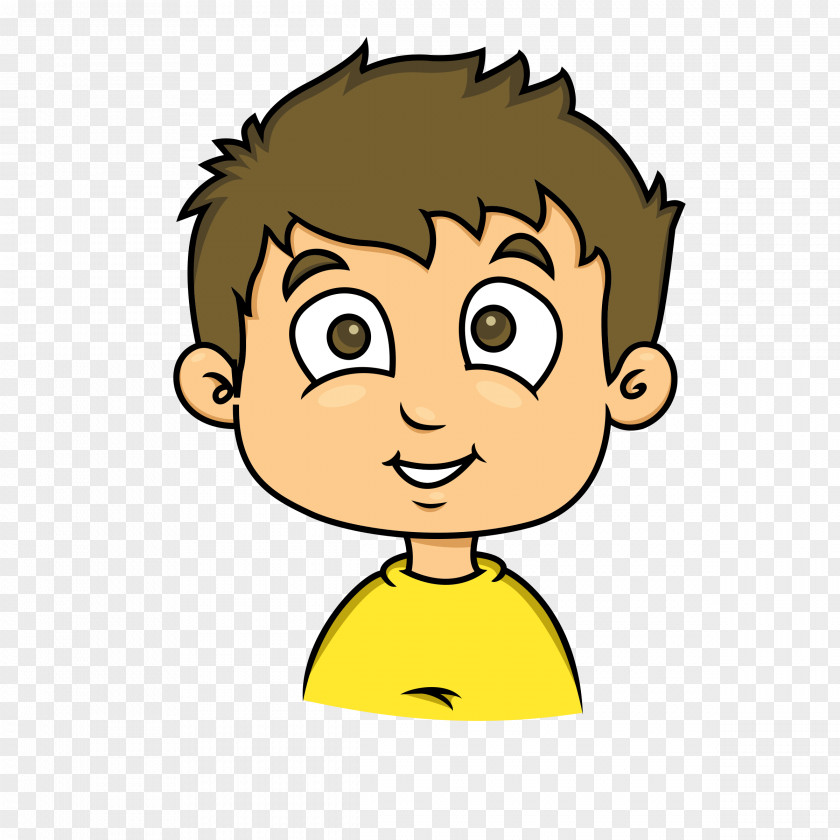 Clip Art Child Cartoon Smile Face PNG