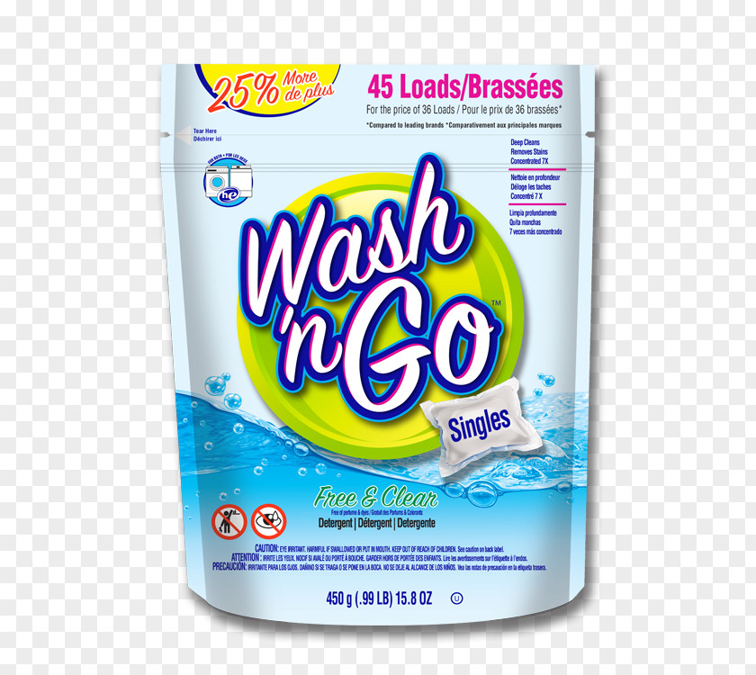 Laundry Detergent Wash N Go Fresh Scent Liquid PNG