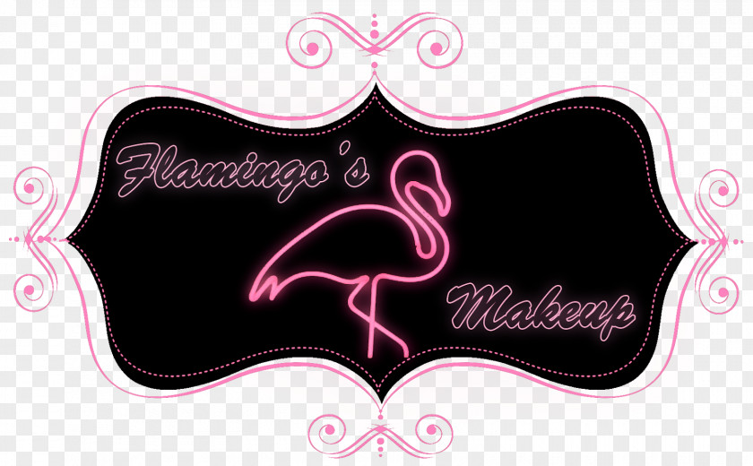 Makeup Banner Logo Pink M Brand RTV Font PNG