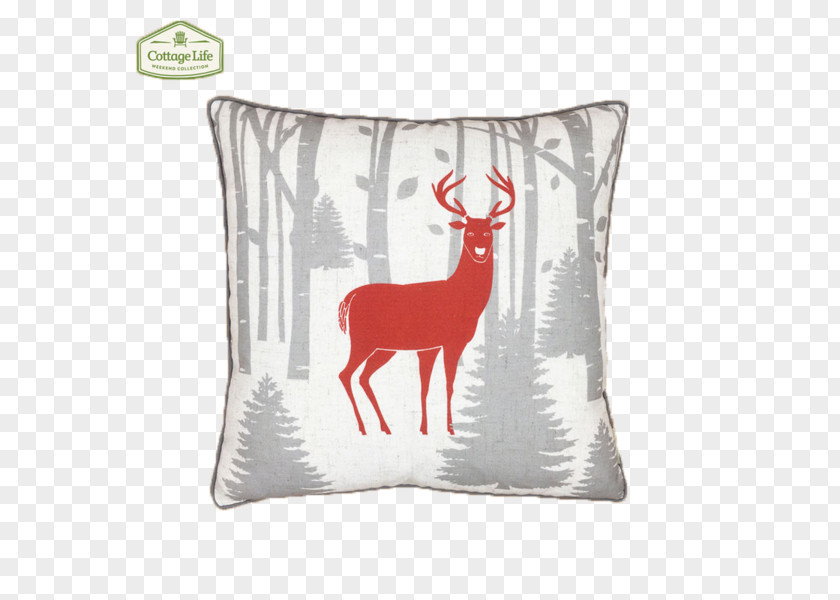 Reindeer Throw Pillows Cushion PNG