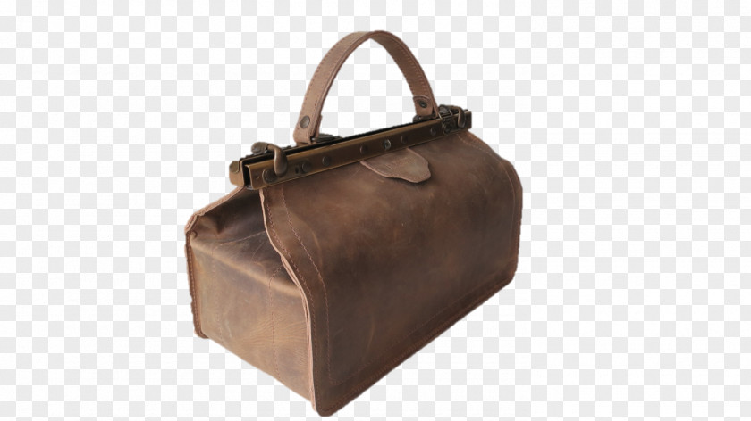 Brown Bag Handbag Physician Leather Baggage PNG