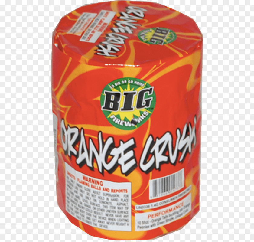 Orange Fireworks Commodity Flavor Snack PNG
