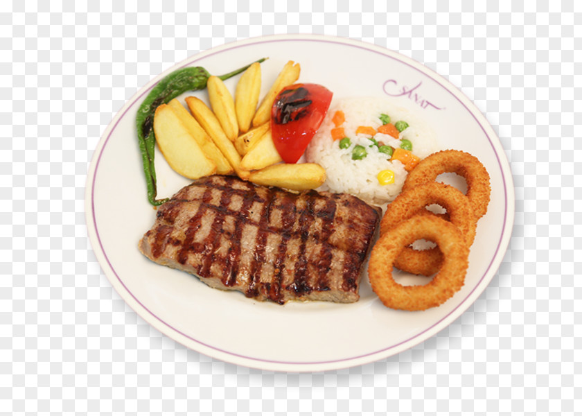Pepper Steak French Fries Full Breakfast Junk Food Sirloin Rib Eye PNG