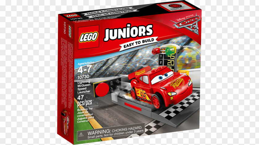 Toy Lightning McQueen Lego Juniors Creator PNG