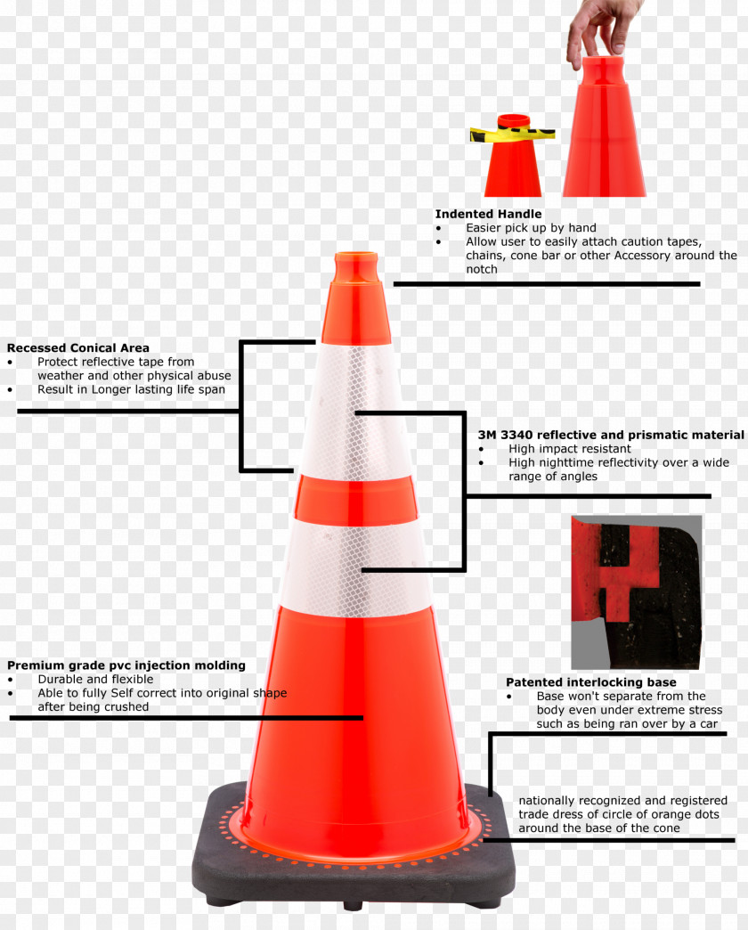Traffic Cone Road Safety PNG