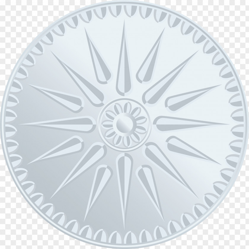 Vector Silver Coin Architecture Clip Art PNG