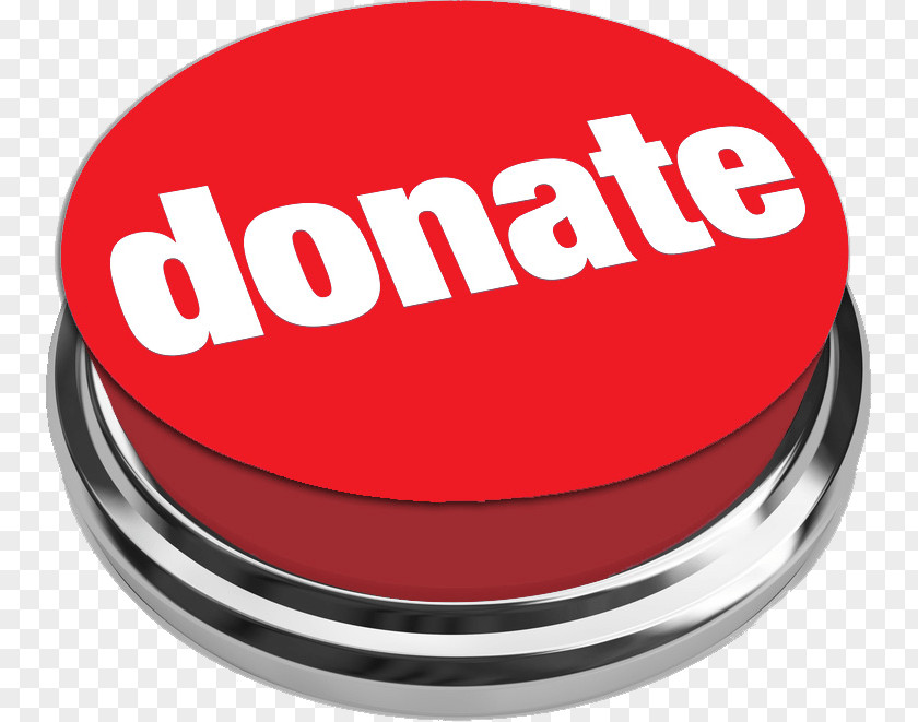 Donate Push Button PNG Button, red button logo clipart PNG