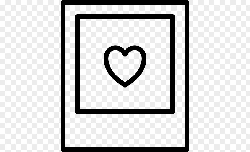 Heart Instant Camera PNG