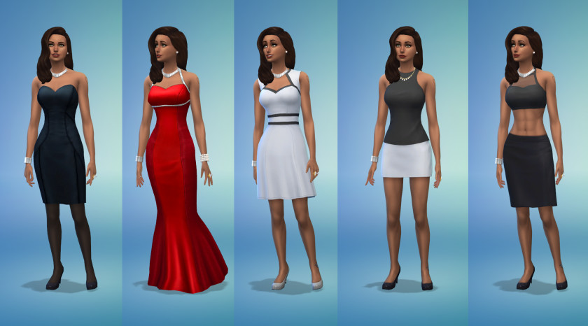 Sims The 4 MySims Dress Formal Wear PNG