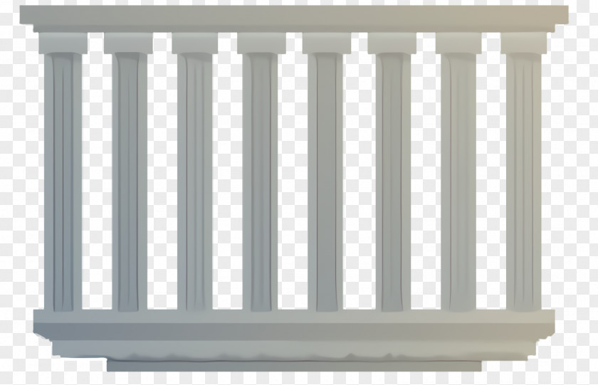 White Baluster Background PNG