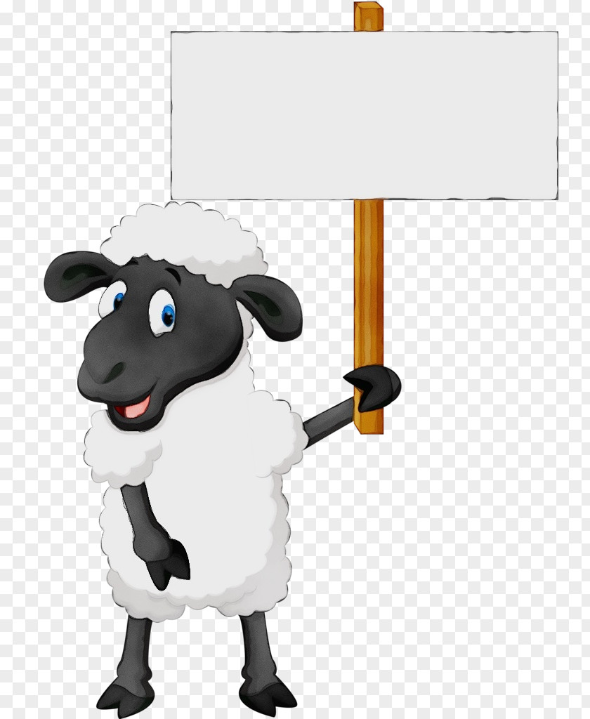 Cowgoat Family Mascot Ink Abstract Background PNG