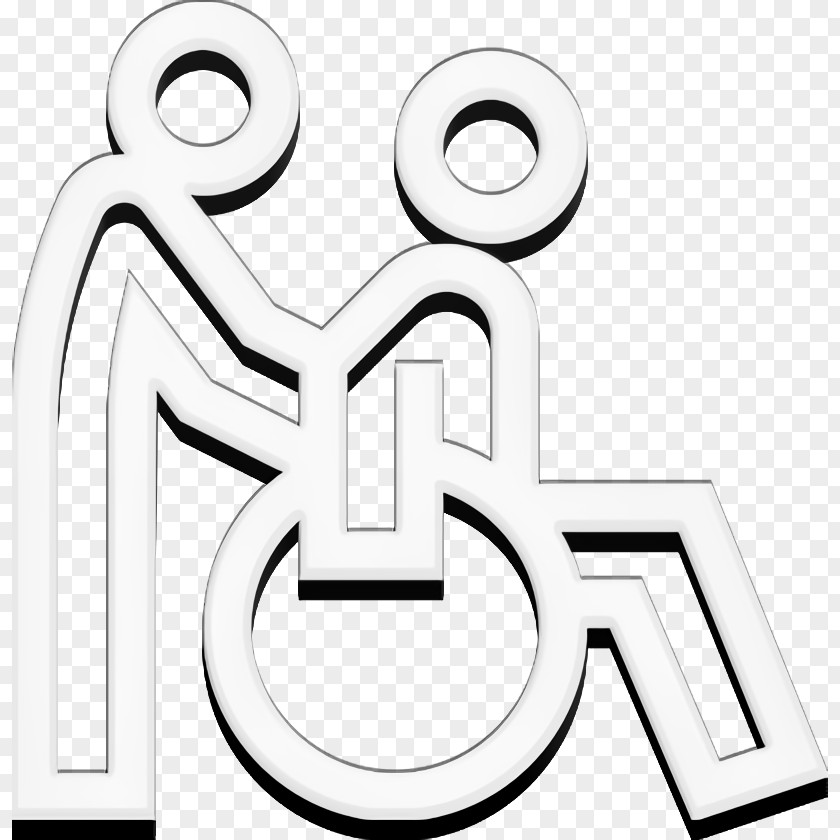 Disabled People Icon Assitance Wheelchair PNG
