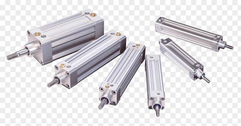 Pneumatic Cylinder Pneumatics Actuator Valve Industry PNG