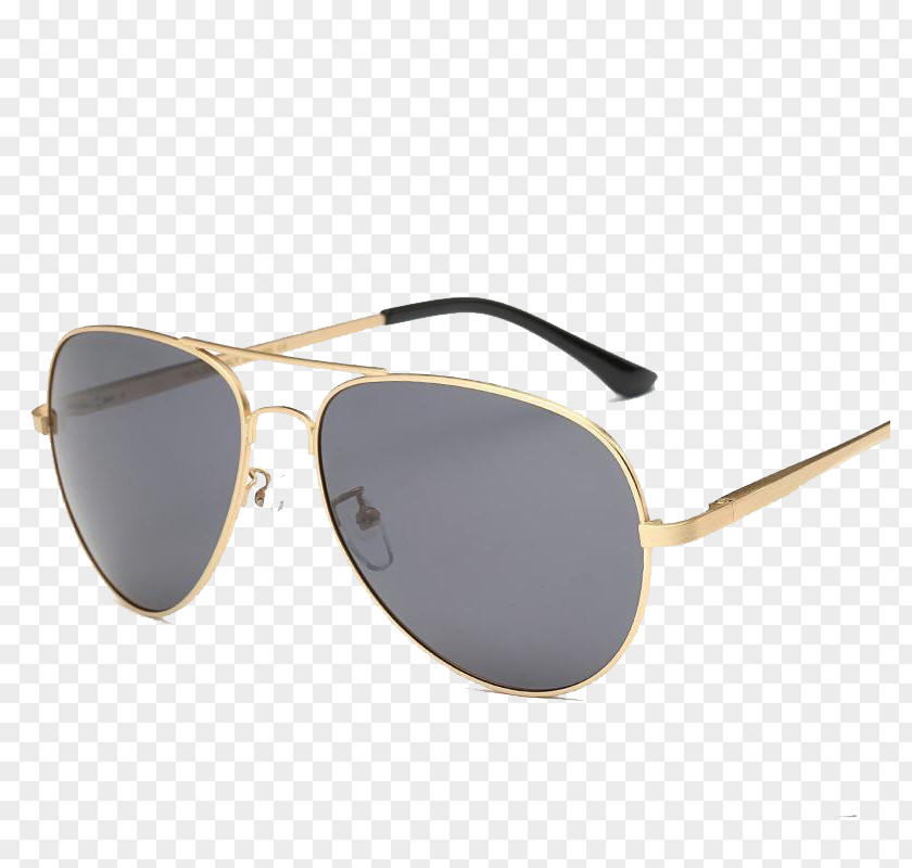 Dark Gray Metal Frame Sunglasses Fashion Accessory PNG