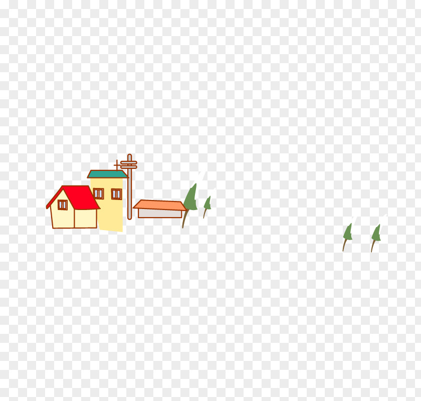 House,Trees House Tree Illustration PNG