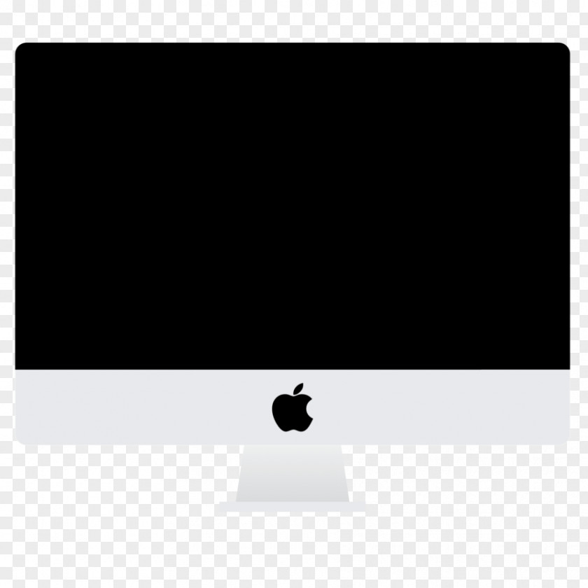 Imac Black Brand Desktop Wallpaper PNG