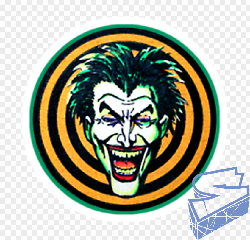 Joker Batman Bat-Signal Villain Embroidered Patch PNG