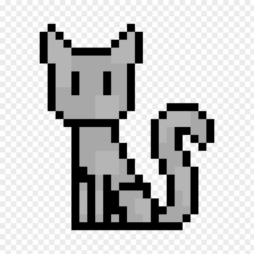 Pixels Cat Kitten Pixel Art PNG