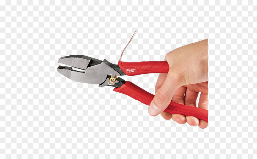 Pliers Diagonal Lineman's Alicates Universales Milwaukee Electric Tool Corporation PNG