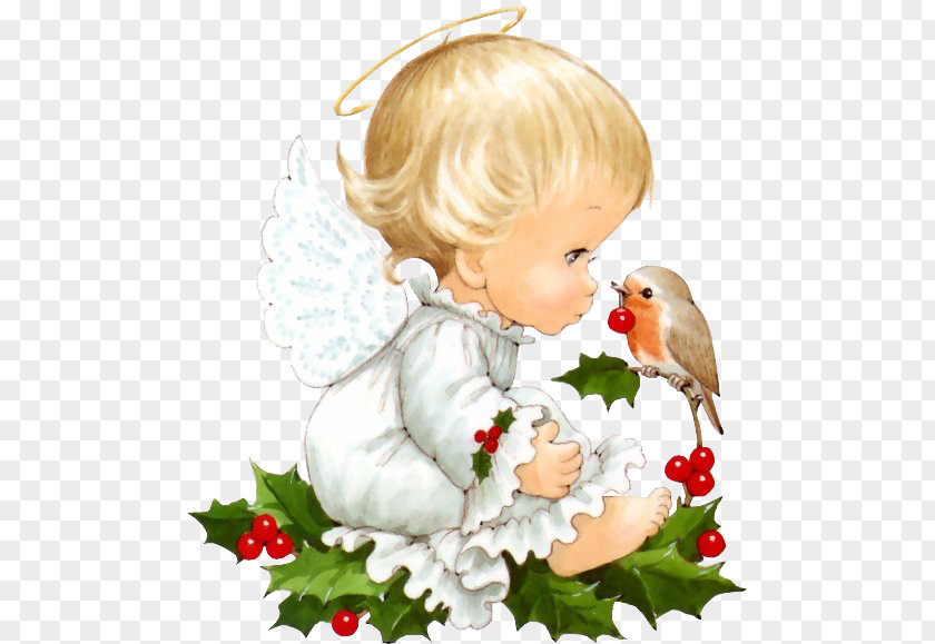 Angel Christmas Gift Clip Art PNG