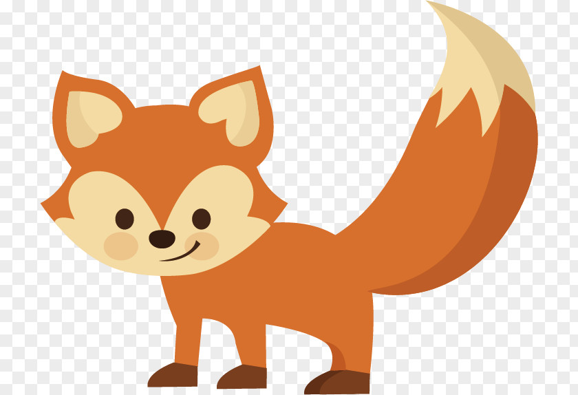 Cute Little Fox Clip Art PNG