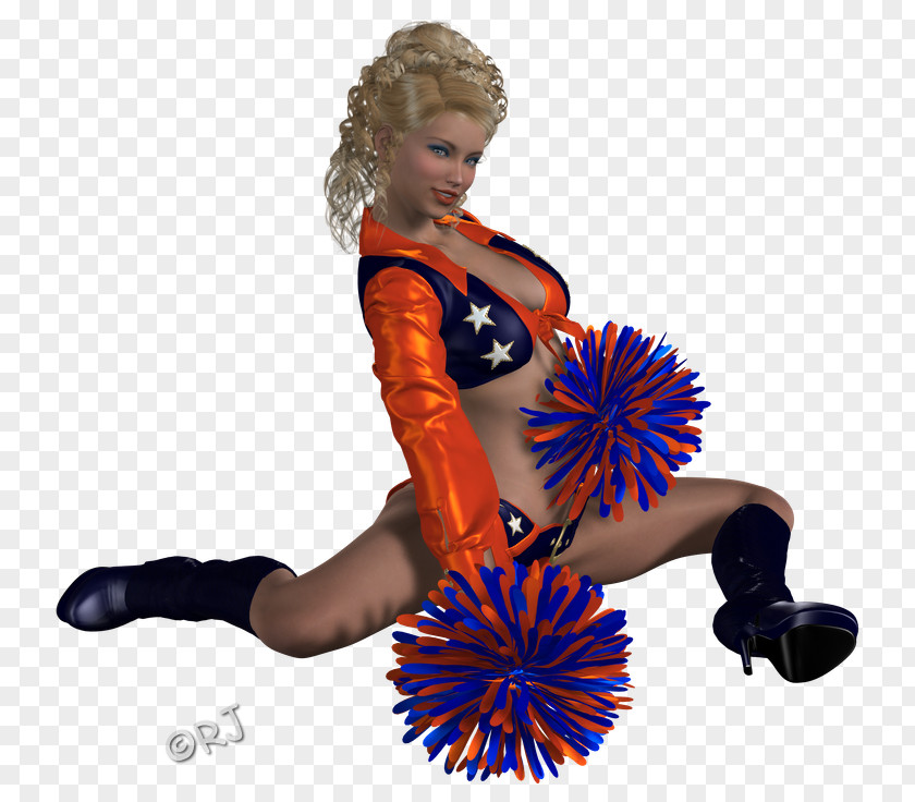 Denver Broncos Cheerleading Uniforms Costume Sportswear PNG