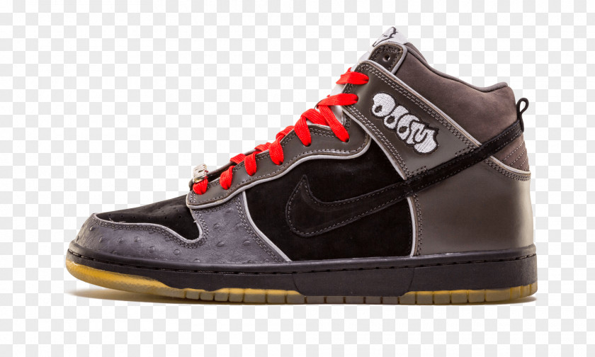 Dunks Sports Shoes Nike Dunk High Premium SB 13 Black / Midnight Fog 313171 004 Skate Shoe PNG