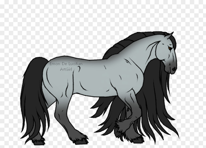 Mustang Stallion Colt Halter Pack Animal PNG
