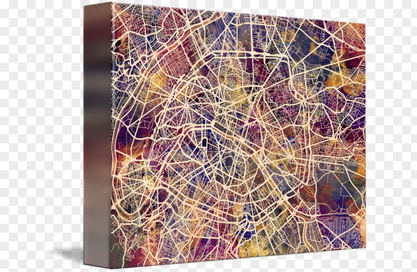 Paris Canvas Print Art Gallery Wrap PNG