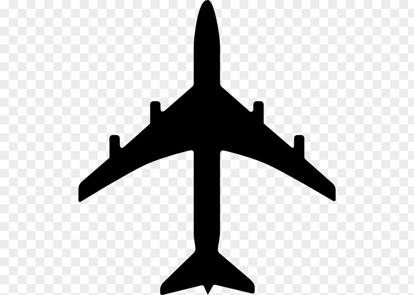 Plane Airplane Silhouette Clip Art PNG