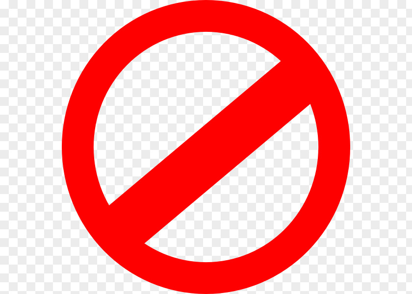 Prohibited Signs No Symbol Sign Clip Art PNG