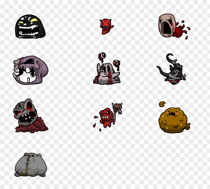 Sprite The Binding Of Isaac Boss Character PNG