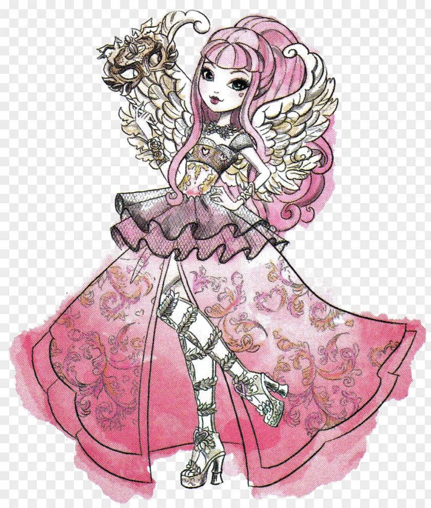 Doll Queen Of Hearts Ever After High Cupid Monster PNG