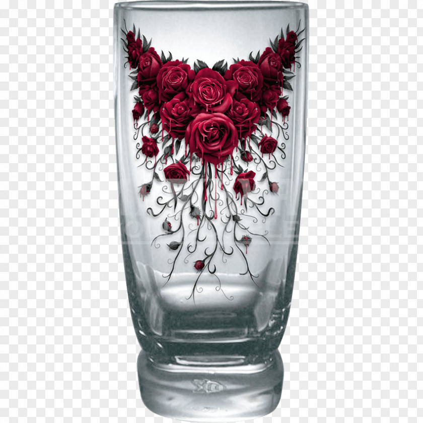 Glass Table-glass Rose Blood Drink PNG