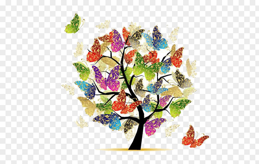 Watercolor Tree PNG