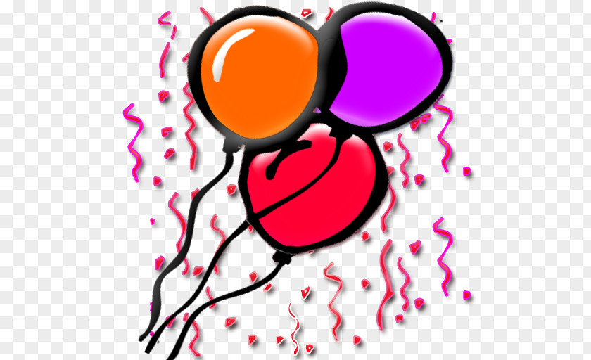 Birthday Balloon Cake Clip Art PNG