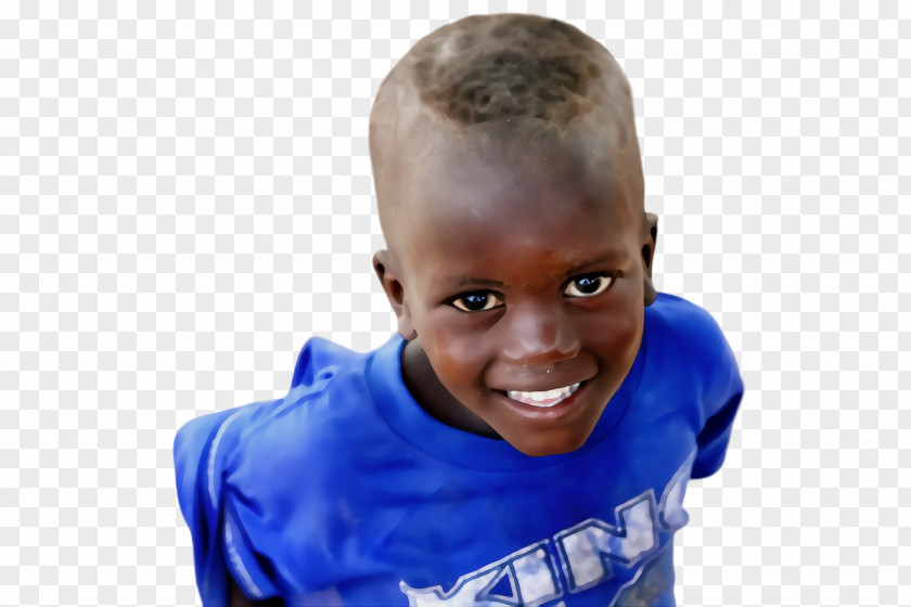 Human Male Face Child Facial Expression Blue Head PNG