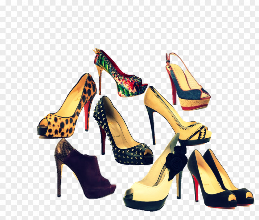 Moda Shoe High-heeled Footwear Sandal PNG