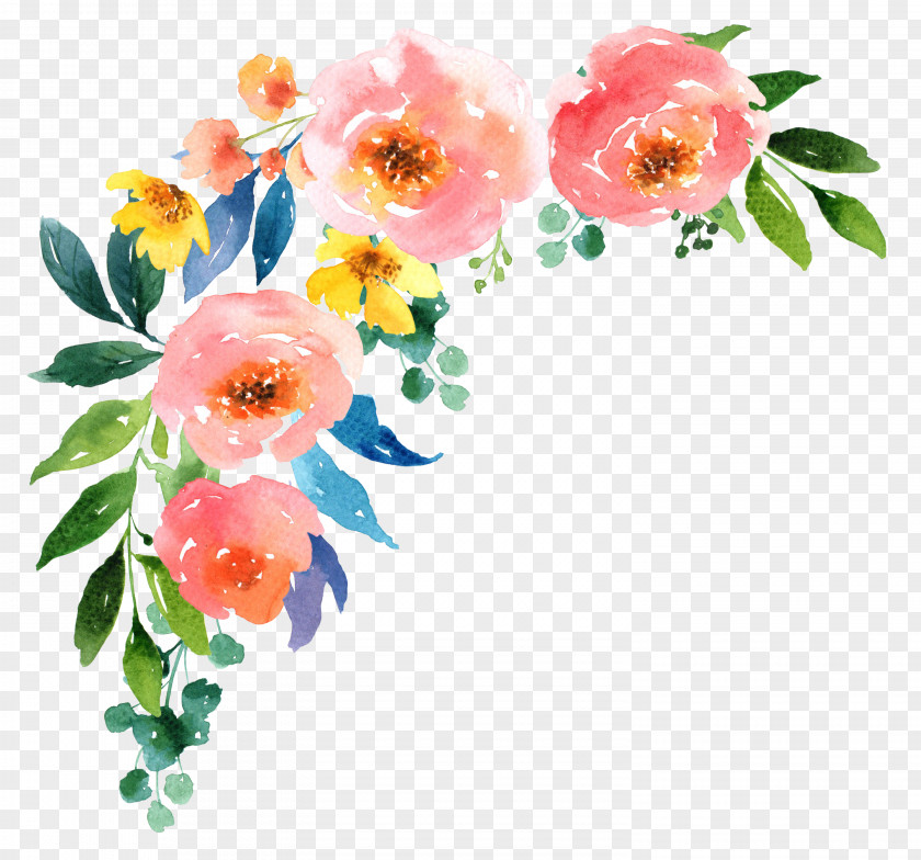 Watercolor Flowers PNG flowers clipart PNG