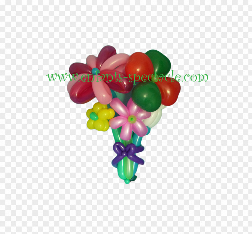 Bouquet Animation Balloon Magenta Birthday PNG