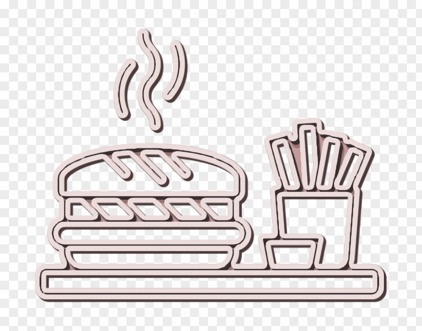Burger Icon Fast Food Restaurant Elements PNG