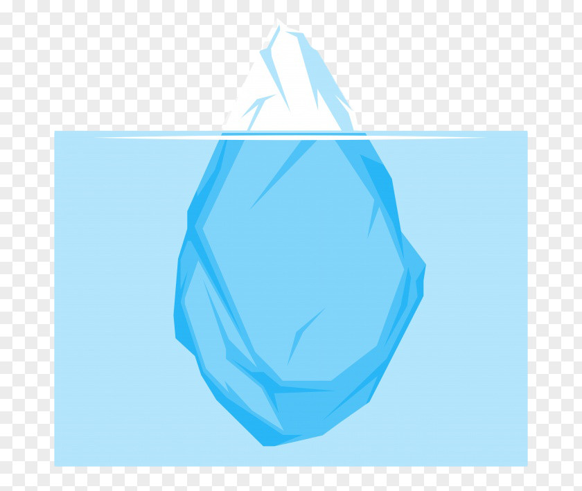 Cartoon Blue Ice Iceberg Clip Art PNG